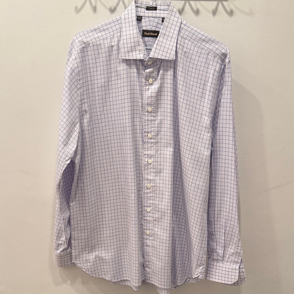 Paul Stuart Plaid Men's Shirt